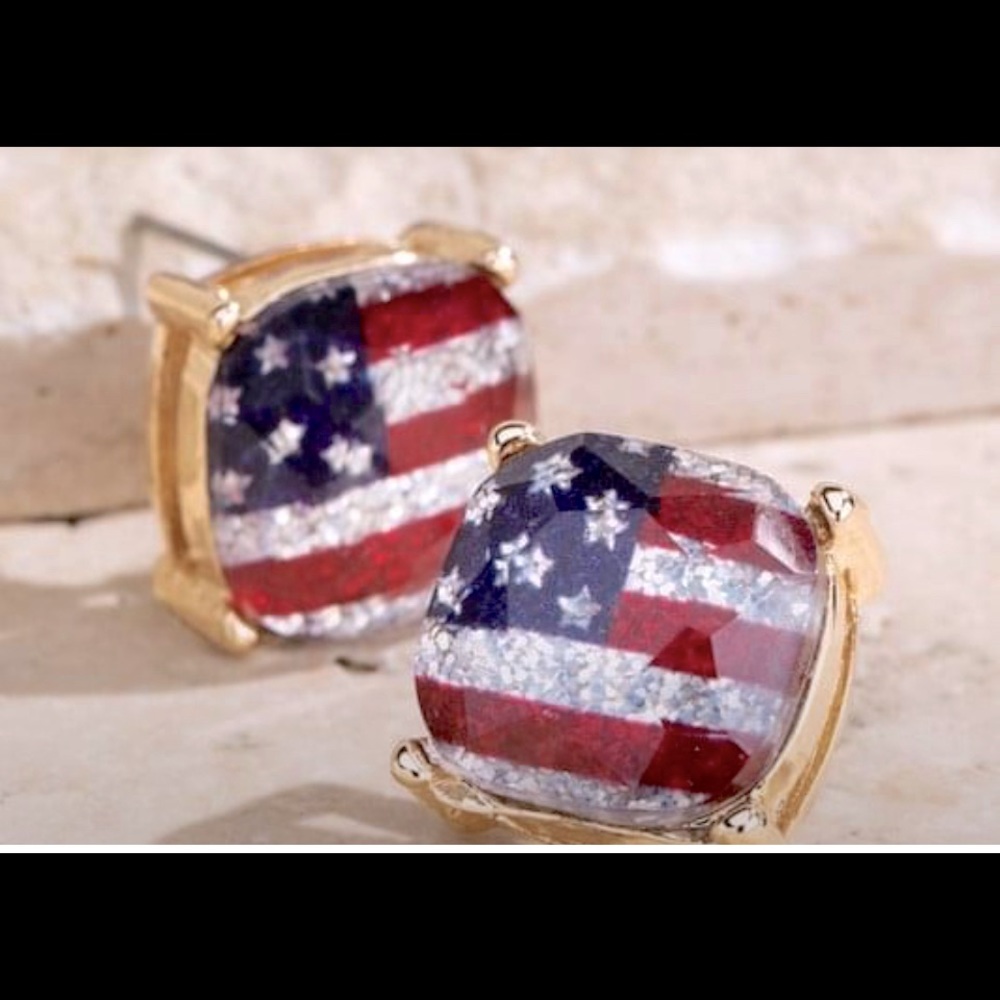 Patriotic Flag stud Earrings